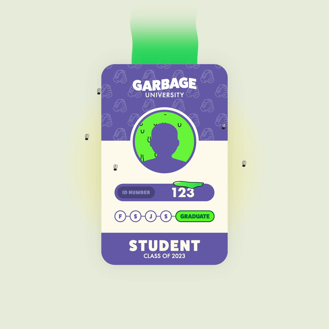 Garbage University Student ID: 123