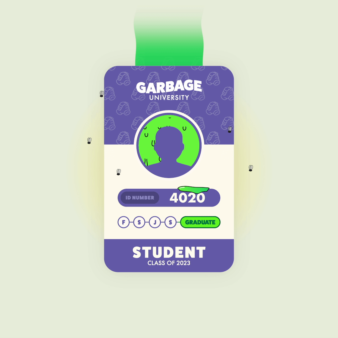 Garbage University Student ID: 4020
