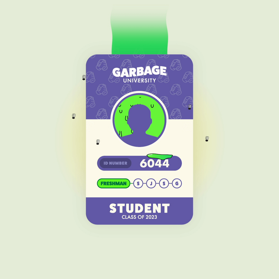 Garbage University Student ID: 6044