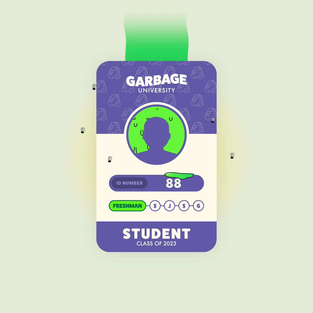 Garbage University Student ID: 88